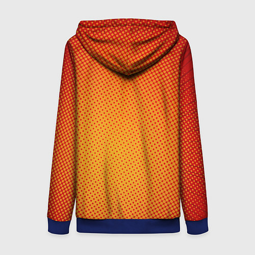 Женская толстовка на молнии Cat Pop Мем / 3D-Синий – фото 2