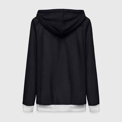 Женская толстовка на молнии Моно и Шестая / 3D-Белый – фото 2