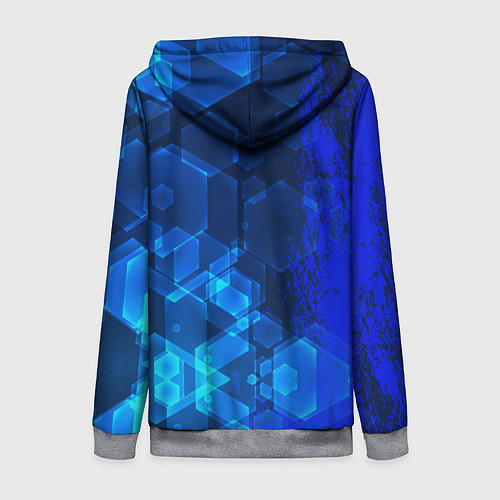 Женская толстовка на молнии Volkswagen / 3D-Меланж – фото 2