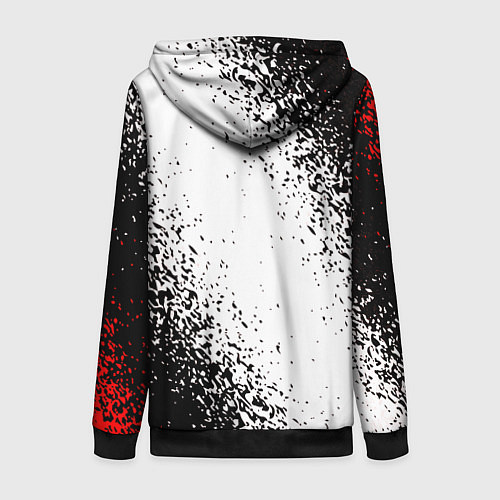 Женская толстовка на молнии Dead by Daylight / 3D-Черный – фото 2