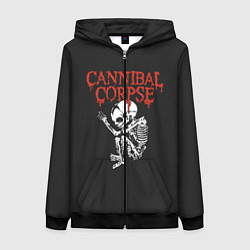 Женская толстовка на молнии Cannibal Corpse