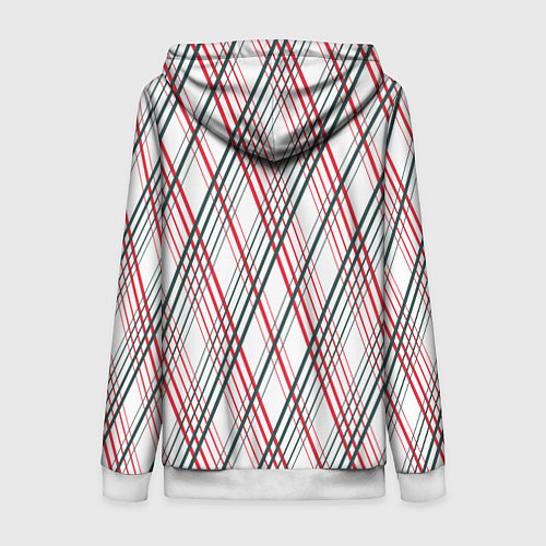 Женская толстовка на молнии Игральные карты / 3D-Белый – фото 2