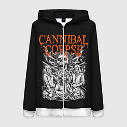 Женская толстовка на молнии Cannibal Corpse