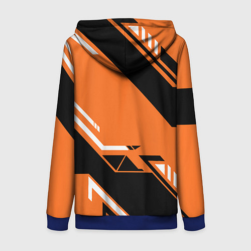 Женская толстовка на молнии KTM КТМ SPORT / 3D-Синий – фото 2