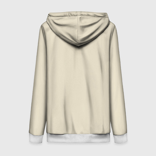 Женская толстовка на молнии Demon Slayer Tanjiro / 3D-Белый – фото 2