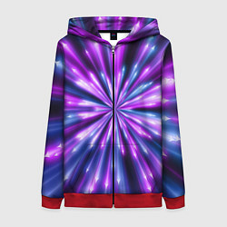 Женская толстовка на молнии Неоновые стрелы