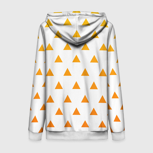 Женская толстовка на молнии КИМОНО ЗЕНИЦУ ZENITSU KIMONO KNY / 3D-Белый – фото 2