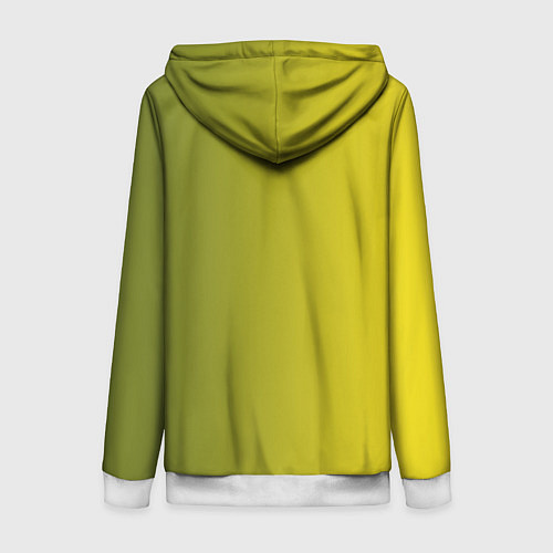 Женская толстовка на молнии Shrek is Yelling / 3D-Белый – фото 2