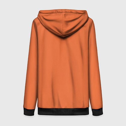 Женская толстовка на молнии Самурай / 3D-Черный – фото 2