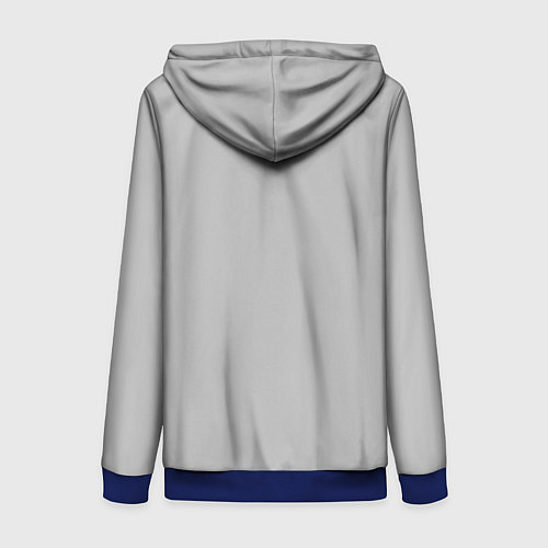 Женская толстовка на молнии Штош / 3D-Синий – фото 2