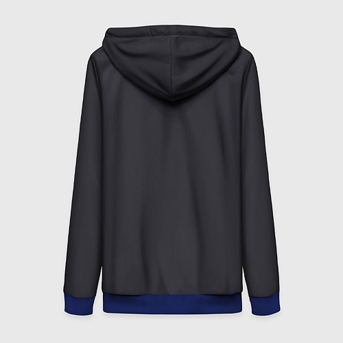 Женская толстовка на молнии BASEBALL / 3D-Синий – фото 2