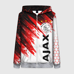 Женская толстовка на молнии FC AJAX AMSTERDAM ФК АЯКС