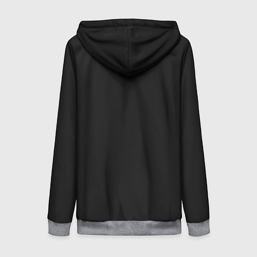 Женская толстовка на молнии Неуязвимый Invincible / 3D-Меланж – фото 2