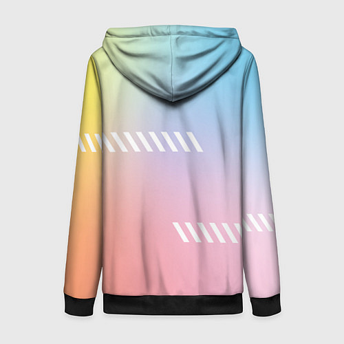 Женская толстовка на молнии Пять невест / 3D-Черный – фото 2