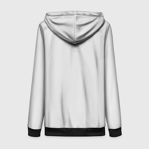 Женская толстовка на молнии Clara Valac Minimalistic / 3D-Черный – фото 2