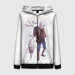 Толстовка на молнии женская Для тебя, БессмертныйФуши, цвет: 3D-черный