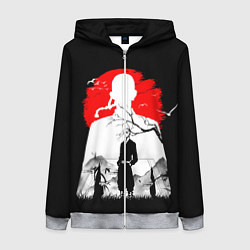 Толстовка на молнии женская Кэн Рюгудзи Токийские мстители, цвет: 3D-меланж