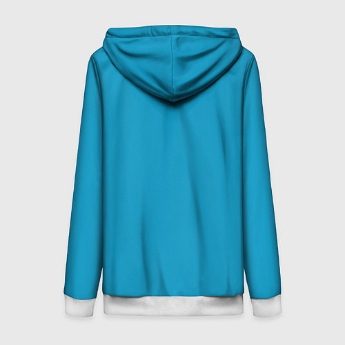 Женская толстовка на молнии Джолин Куджо / 3D-Белый – фото 2