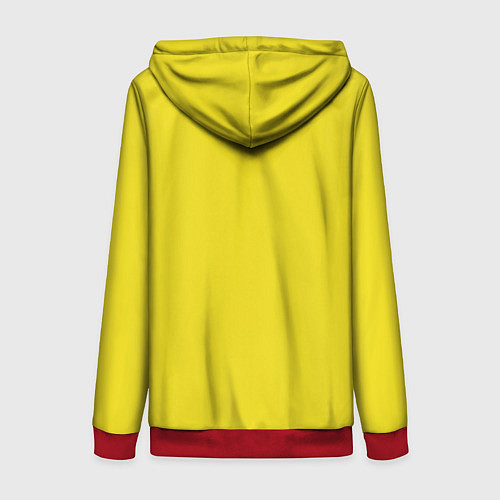 Женская толстовка на молнии АНТИСТРЕСС ПОП ИТ POP IT / 3D-Красный – фото 2