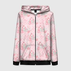 Толстовка на молнии женская Малышок, цвет: 3D-черный