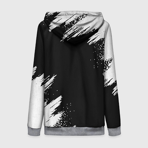 Женская толстовка на молнии BMW GRUNGE БМВ ГРАНЖ / 3D-Меланж – фото 2