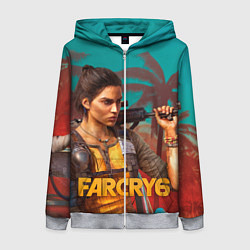 Толстовка на молнии женская Far Cry Dani Rojas, цвет: 3D-меланж