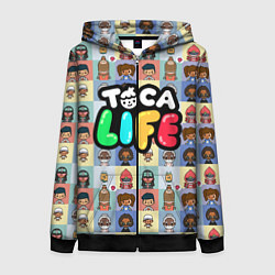 Женская толстовка на молнии Toca Life