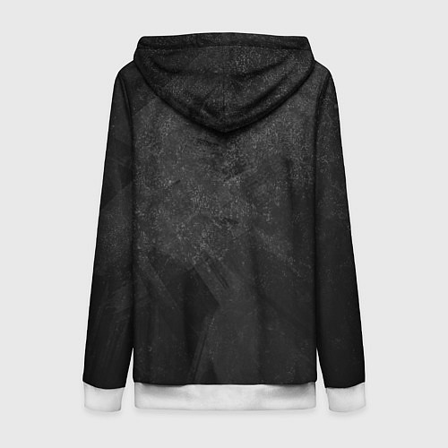 Женская толстовка на молнии BERSERK LOGO GRUNGE / 3D-Белый – фото 2