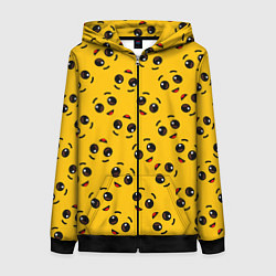 Женская толстовка на молнии FORTNITE BANANA FACE PATTERN ФОРТНАЙТ ЛИЦО БАНАНА