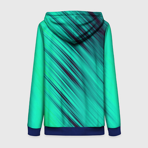 Женская толстовка на молнии Нилетто Niletto лого / 3D-Синий – фото 2