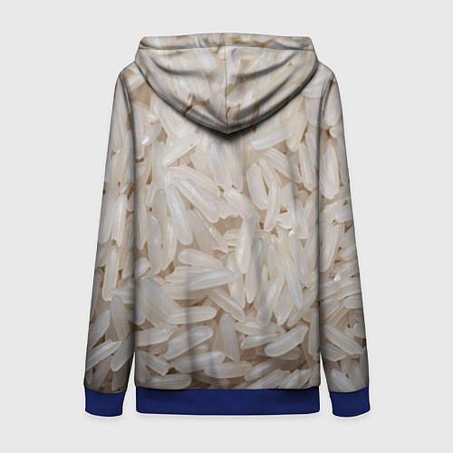 Женская толстовка на молнии Риседа / 3D-Синий – фото 2