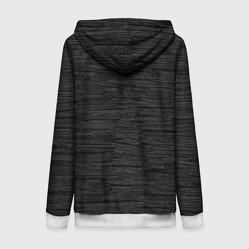 Женская толстовка на молнии Juventus Asphalt theme / 3D-Белый – фото 2