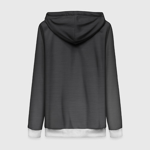 Женская толстовка на молнии Giga Chad / 3D-Белый – фото 2