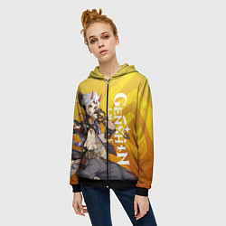 Толстовка на молнии женская ARATAKI ITTO GEO, цвет: 3D-черный — фото 2