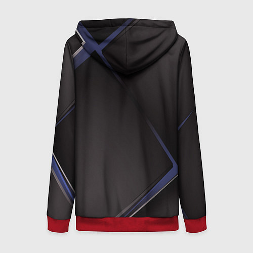 Женская толстовка на молнии Мастера меча онлайн, Алиса Цуберг / 3D-Красный – фото 2