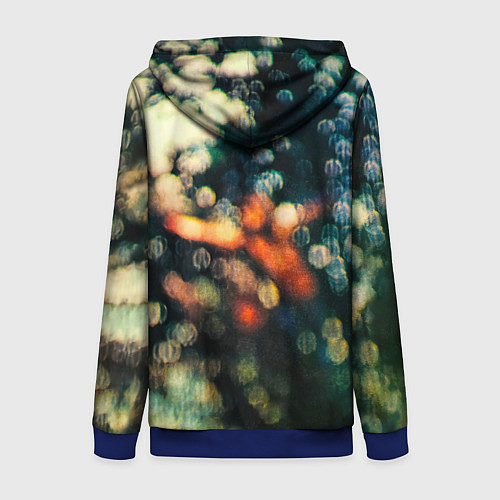 Женская толстовка на молнии Obscured by Clouds - Pink Floyd / 3D-Синий – фото 2