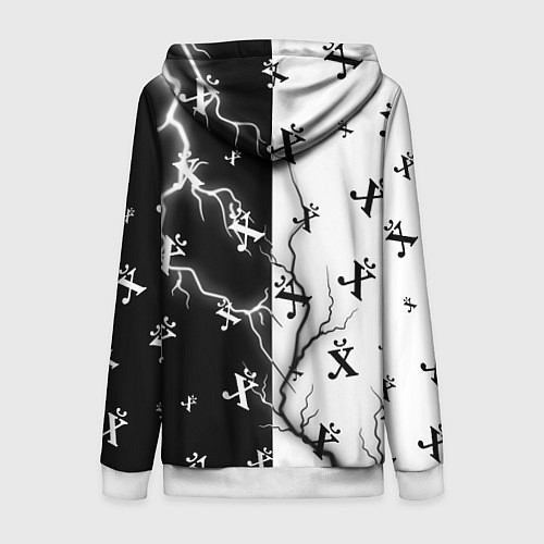 Женская толстовка на молнии ПОЙМЕТ ТОЛЬКО РУССКИЙ - Молния / 3D-Белый – фото 2