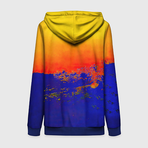 Женская толстовка на молнии Music from the Film More - Pink Floyd / 3D-Синий – фото 2