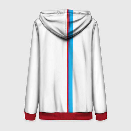 Женская толстовка на молнии BMW WILD BEAST / 3D-Красный – фото 2