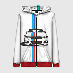 Толстовка на молнии женская BMW WILD BEAST, цвет: 3D-красный