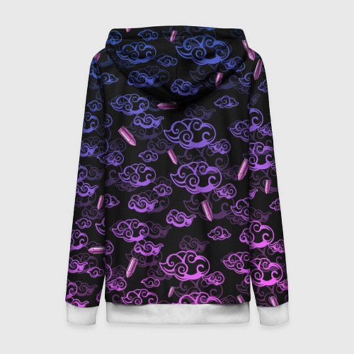 Женская толстовка на молнии ARCANE League Of Legends ТАТУИРОВКА JINX / 3D-Белый – фото 2