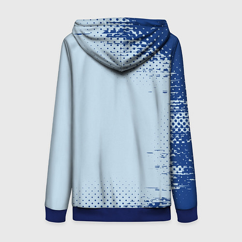 Женская толстовка на молнии Subaru - Субару / 3D-Синий – фото 2