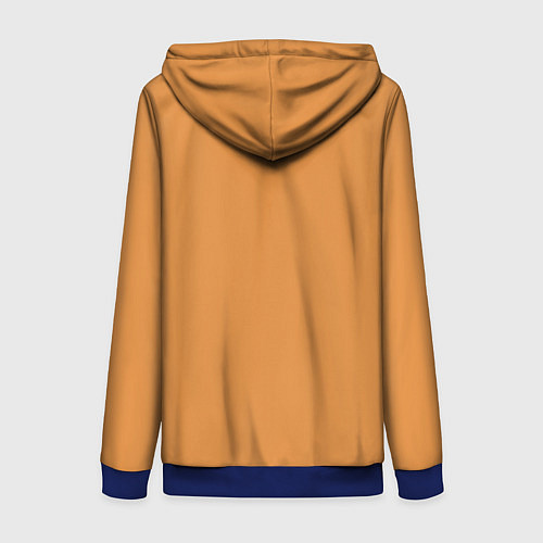 Женская толстовка на молнии Genshin Impact - Гоба / 3D-Синий – фото 2