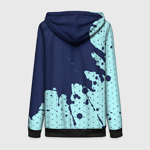 Женская толстовка на молнии POPPY PLAYTIME Голова Хаги Ваги / 3D-Черный – фото 2