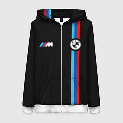 Женская толстовка на молнии БМВ 3 STRIPE BMW