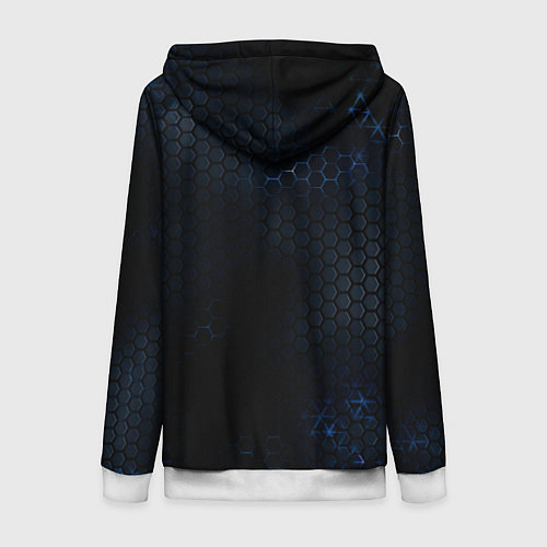 Женская толстовка на молнии Lexus лексус / 3D-Белый – фото 2