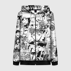 Женская толстовка на молнии Волейбол!! pattern