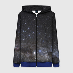 Женская толстовка на молнии Космический космос