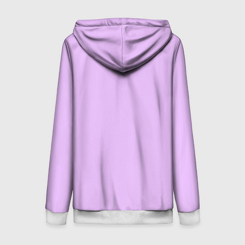 Женская толстовка на молнии РАЗНАЯ КИССИ МИССИ KISSY MISSY / 3D-Белый – фото 2