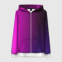 Женская толстовка на молнии VIOLET gradient